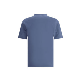 Blaues Baumwoll-T-Shirt