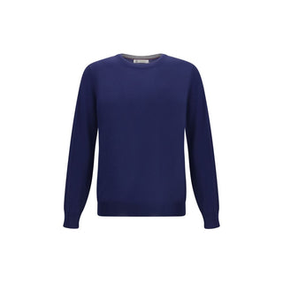 Blauer Woll-Oves-Aries-Kapuzenpullover