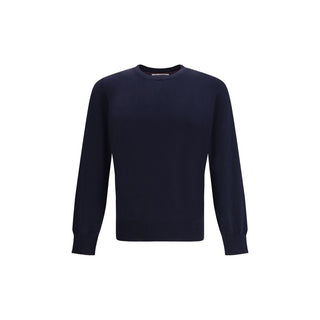 Blaues Baumwoll-Sweatshirt