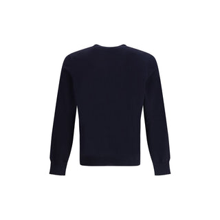 Blaues Baumwoll-Sweatshirt