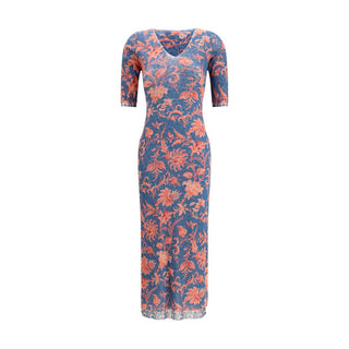 Multicolor Polyamide Casual Dress