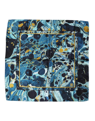 Mehrfarbiger Marmor-Foulard-Schal