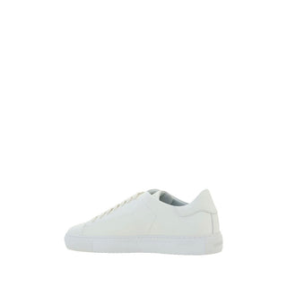 Weiße Kalbsleder Bos Taurus Low-Top-Sneaker
