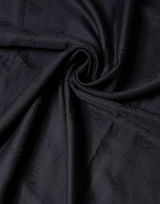 Black Lace Stole Silk NeckWrap Shawl Scarf