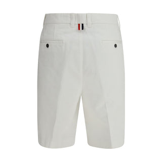 Bermudas de poliéster blancas
