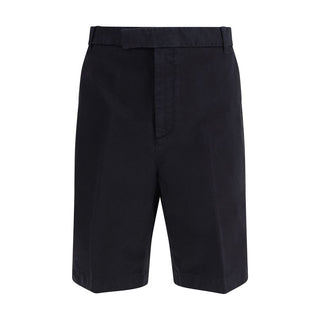 Bermudas de poliéster azules