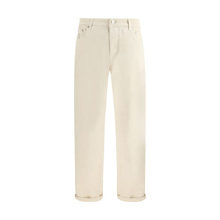 White Cotton Jeans Denim
