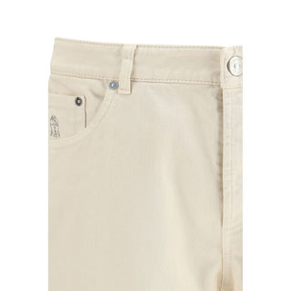 White Cotton Jeans Denim