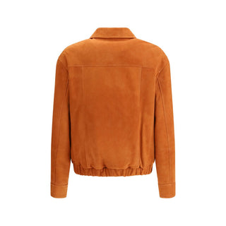 Chaqueta de cuero Bos Taurus multicolor de piel de becerro