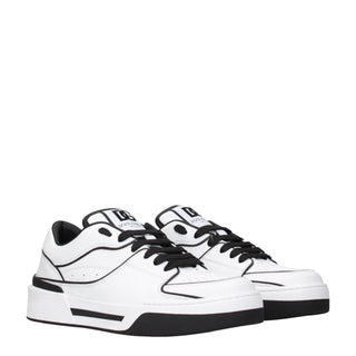 Zapatillas deportivas de cuero blancas