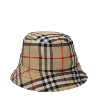 Sombrero tipo pescador beige de algodón