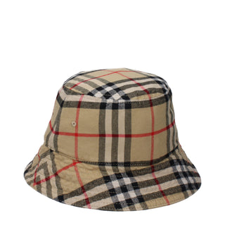 Sombrero tipo pescador beige de algodón