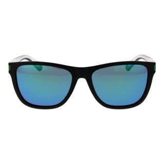 Schwarze Sonnenbrille aus Polycarbonat