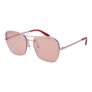 Gafas de sol de metal color oro rosa