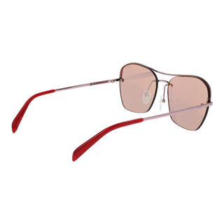 Gafas de sol de metal color oro rosa