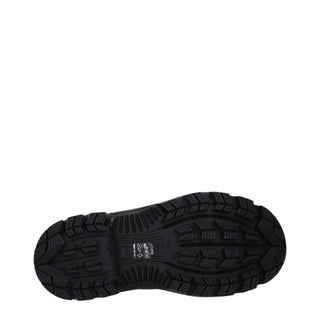 Schwarze Baumwoll-Stiefeletten