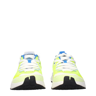 Zapatillas deportivas de tela amarilla