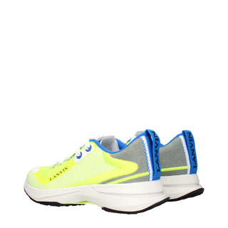 Zapatillas deportivas de tela amarilla