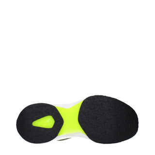 Zapatillas deportivas de tela amarilla