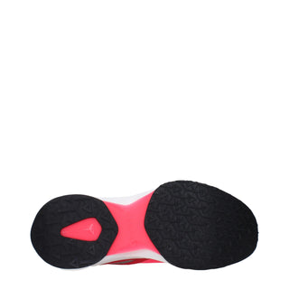 Pinke Sportsneaker aus Stoff