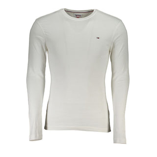 Camiseta de algodón blanca para hombre