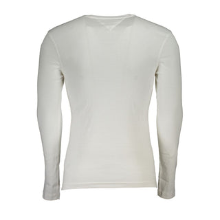 Camiseta de algodón blanca para hombre