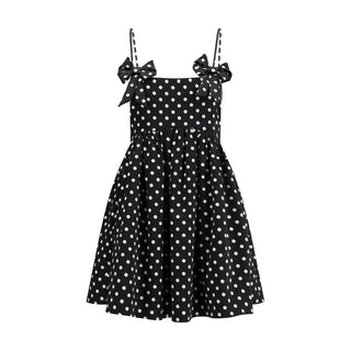 Black Recycled Polyester Casual Dress