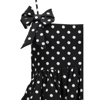 Black Recycled Polyester Casual Dress