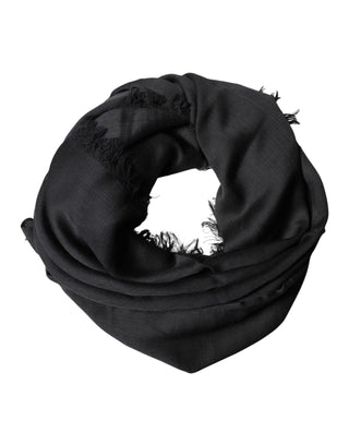 Estola de encaje negro para cuello y hombros