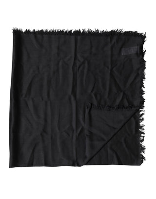 Estola de encaje negro para cuello y hombros