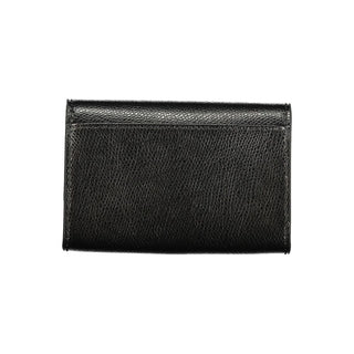 Cartera de mujer de cuero negro