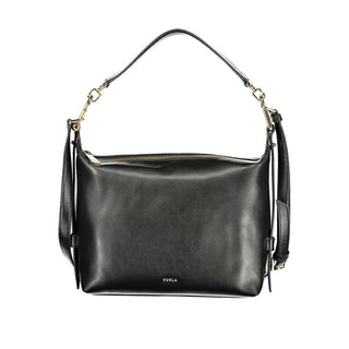 Bolso de mujer de cuero negro