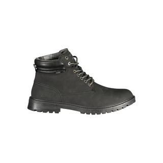 Nero Poliuretano Herren Stiefelette