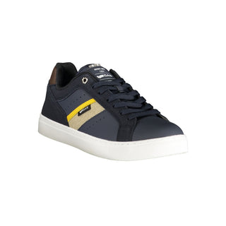 Blauer Polyester Herren-Sneaker