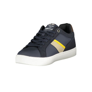 Blauer Polyester Herren-Sneaker