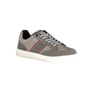 Grauer Polyester Herren Sneaker