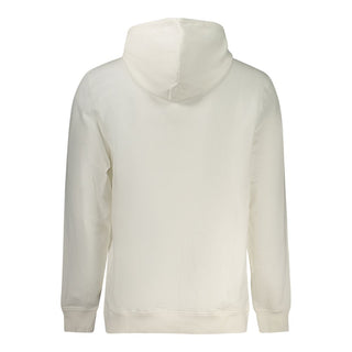 Sudadera con capucha para hombre de algodón blanco