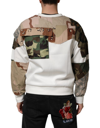 Multicolor Camouflage Sweatshirt Sweater