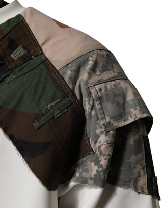 Multicolor Camouflage Sweatshirt Sweater