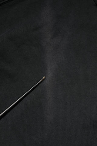 Black Full Zip Hooded Men Sweatshirt Sweater