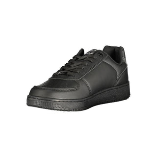 Schwarzer Damen-Sneaker aus Polyurethan