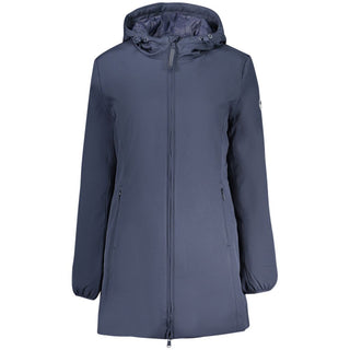 Chaqueta para mujer de poliéster azul