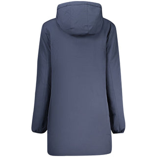 Chaqueta para mujer de poliéster azul
