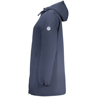 Chaqueta para mujer de poliéster azul