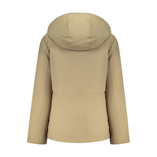 Braune Polyester Damenjacke