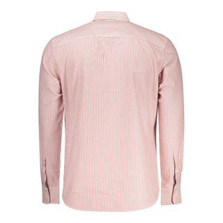 Camisa de algodón roja para hombre  