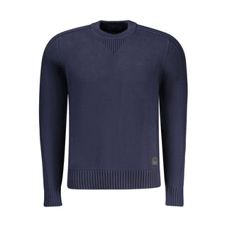 Suéter azul de algodón para hombre
