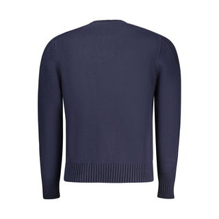 Suéter azul de algodón para hombre
