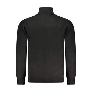 Black Polyamide Men Sweater