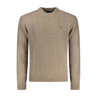 Brauner Herrenpullover aus Polyamid